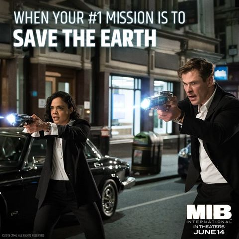 Every day is save the #EarthDay for the Men In Black. 🌎🕶 #MIBInternational in theaters this summer.
