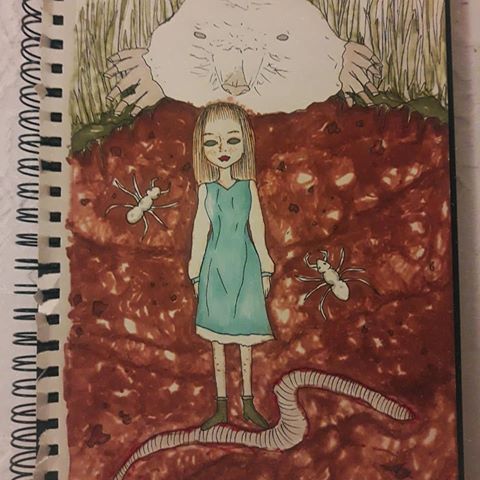 Thumbelina 
Art by Iuno Crista.
#art #girl #soft #pale #witch #doll #doodle #creature #drawing #sketch #promarker #tb #lineart #oc #blonde #artlovers #artistic #color #conceptual #dark #horror #macabre #comic #nature #artistic #drawthisinyourstyle #mangastyle #anime #fairytale #thumbelina