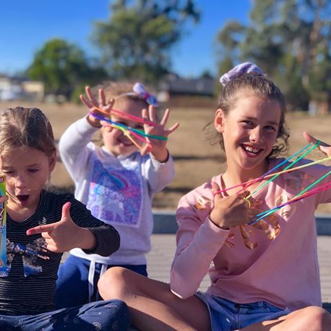 Siana and her friends, Emily and Maddie are super excited about Ztringz, the Original Rainbow Rope.
Endless fun.
Online tutorials at @ztringz.australia with more than 50 figures to make - will keep the girls busy for a while creating awesome designs.
.
 @theatrixmagicstuff
.
Online at www.ztringz.com/en-au/where-to-buy, newsXpress, Newslink, Australian Geographic, Kidstuff, Toymate, Gamesworld,
Mr Toys, Toyworld.
.
#ztringz #ztringz.australia #ad
#australiainfluencer #melbourneinfluencer #mumlife #instagood #instalife #instalike #instadaily #australia  #love #cute #photooftheday #picoftheday #happy #toyinfluencer