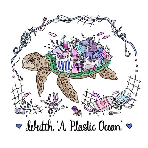 Check out 'A Plastic Ocean' on Netflix if you haven't already seen it 💚🐢 📷@seashepherd #plasticocean #turtle #singleuseplastic #pollution #ocean #love #protect #recycle #netflix #documentary #vegan #veganart #seaturtle #sealife