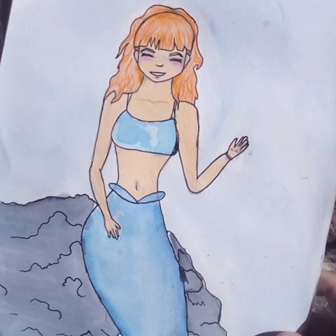 🐚sereia🐚
*
*
*
Tags
#mermaid #sereia #mar #ocean #estrela #star #hair #draw #drawart #desenho #aquarela #water #watercolor #agua #aquarela #sun #praia #rocha #papel #art #lapis #rascunho #blue #azul