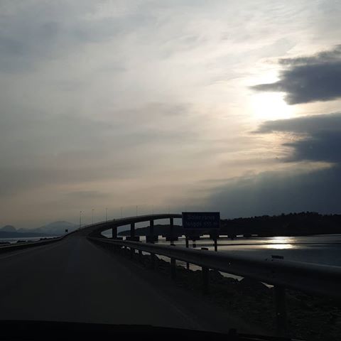 #norway #cloud #bridges #sunset #sunsets #nature#naturebynight #roadtrip #roadtripping #travelphotography #travelgram #bridgeview