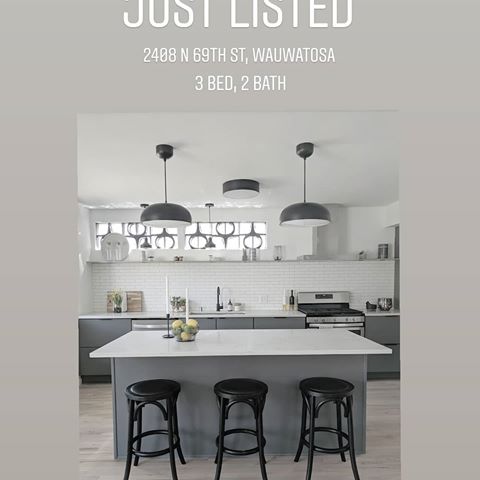 ▪️J U S T  L I S T E D ▪️
2408 N 69th St, Wauwatosa
Mood Studios latest Flip is on the market! 
All New and Remodeled! Open concept. On suite master bathroom. New furnace. The list of awesome things in this house can be made sooo long.
3 br, 2 bath, over 2000 sqft including a finished basement family room.
$339,900
Come see it today at the Open House 3pm-8pm. 
Link to listing in bio:
Photos by @lcouture.photography
Contractor Matt Zehnder @amy_zehnder
.
.
.
#moodstudiodesignstagingrealestate #houseflipping #interiordesign #scandinaviandesign #architecture #modernarchitecture #graphicdesign #realestate #interiordecor #interiordecoration #staging #realtor #realtorlife #homesale #flip #remodel #house #housedecor #flippinghouses #entrepreneur #inspiration #Wauwatosa