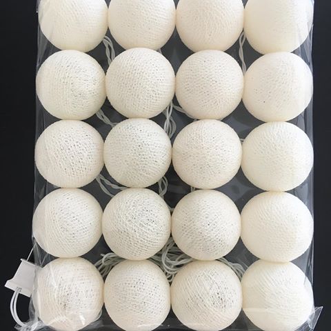 Cotton Light Balls - $20 - free domestic and international shipping - handcraft from Thailand 🇹🇭 - free European adaptor .... Please contact for more info. ..... #light #ball #cotton #lightball  #handcrafted #handmade #ethic #thailand #homedecor #homedecoration #decoration #idea #bedroom #party #outdoors #wedding #garden #warmwhite #white #cream #bright
