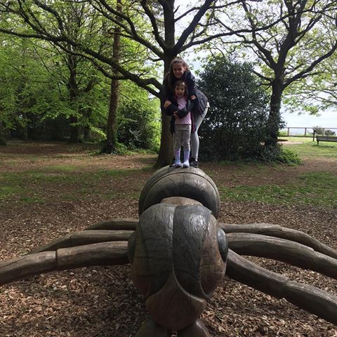 Park life. #beautiful #daughters #family #memories #daughter #parklife #love #happy #smiling #goodlife #smile #pirate #sunday #sundayfunday #instapicture #ourlife #bugs #wood #clouds #poole #dorset