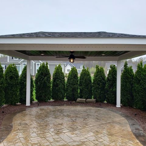 Roof over we built over existing concrete patio. For free estimates on all Home Improvements and Landscaping call or text (330) 518-1594. Don't forget to check out all of our work on our Facebook page @Affordable Home & Property Solutions.
#contractor #contractorlife #construction #homedesignideas #homedesign #homeimprovement #remodeling #rooftop #roofing #contractorsofinsta #instaconstruction #woodporn #architecture #youngstown #lighting #outdoors #build #tools #design #renovation #home #instagood #work #exterior #exteriordesign #concrete #constructionworker