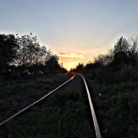 #sunset #train