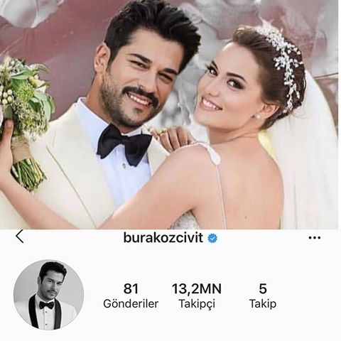 #Repost by @gazetemagazin 
_______________________
Burak Özçivit reached 13.2 million followers on Instagram and became the most followed Turkish player among the players! His wife Fahriye Evcen is followed by 8.5 million people.
______________________________
@burakozcivit @evcenf #BurakÖzçivit #BurakOzcivit #FahriyeEvcenOzcivit #Instagram