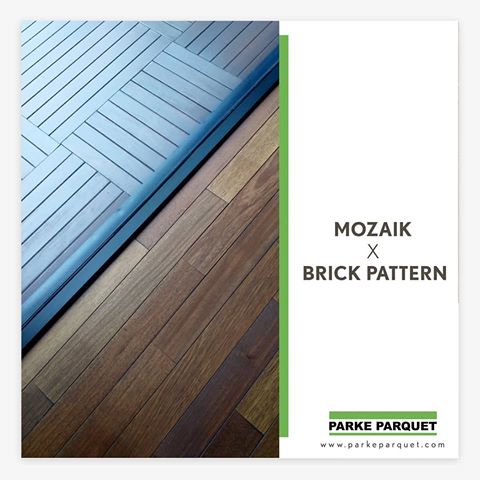 While brick pattern gives you more tidy ambience, mozaik give two different perspective.
More details: www.parkeparquet.com
.
.
GET IDR 500K BY FOLLOWING OUR SOCIAL MEDIA
FB: Parke Parquet Dbk 
FB Fan Page: Parke Parquet
#FSE #fullsolidengineered #parkeparquetfse #brickpattern #motifbata #bata #mozaik #mozaikpattern #millenial #millenials #bengkiraiwoodflooring #fullsolidengineered #fullsolid #engineered #fse #lantaikayu #solidwood #parquet #flooring #flooringideas #flooringdesign #woodflooring #hardwood #hardwoodfloors #hardwoodflooring #woodworking #woodworkingproject #interiordesign