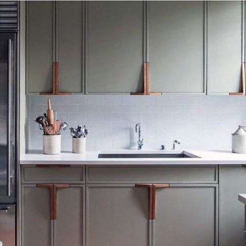 Cool 😎 #kitcheninspo  look at those door handles!