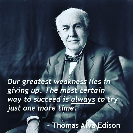 Going to continue stand up comedy. It's my passion, my gift and whether I succeed or not is irrelevant the purpose is happiness. Keep on trying until you find a way that works. #inspiration #motivation #standupcomedy #comedy #actor #artist #talent #quotestoliveby #thomasedison #tryagain #happiness #success #sacrifice