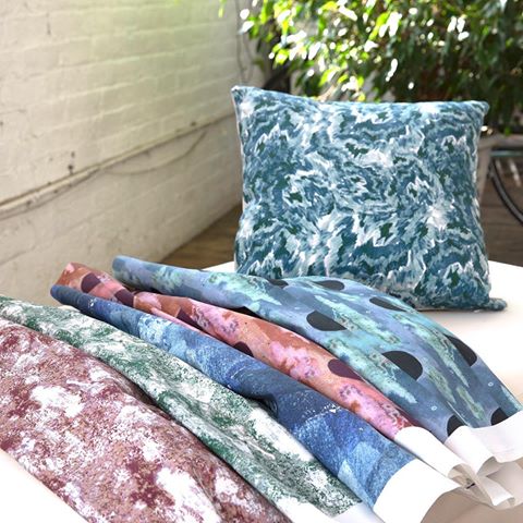 Just a few fabrics waiting to become fabulous, fun pillows✨
.
.
.
.
 #onahome #textiledesign #finditstyleit #houseenvy #homedetails #80sinterior #fabrics #housegoals #homegoals #homeinteriors #interiordesign #instalove #vogueliving #pillows #cushions #currentdesignsituation