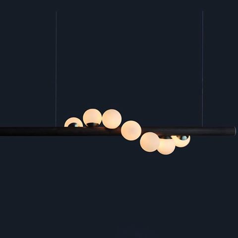 The Caterpillar crawl lighting designed by @hollisandmorris