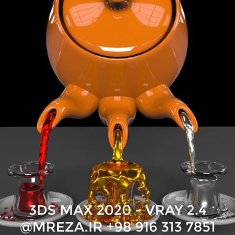 #triple #teapot 
By new #fluid  tool from #autodesk #3dsmax #2020
Render by #chaosgroup #vray  #vraynext
#vrayrender #3ds #max 
#cgi #animation 
@chaosgroup
@autodesk