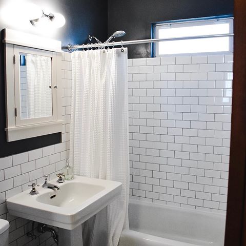 Our bathroom reno is complete!! I can’t believe how great it turned out. We really wanted to bring it back to how it might have looked in the 1920s and I think we did it right! 🚽🛁🧼🧻 Before and after pics to come... #bathroomdesign #bathroom #bathroominspo #bathroomremodel #bathroomtiles #bathroomrenovation #restoration #restorationproject #rejuvenation #salvagefinds #craftsmanhome #craftsmanstyle #craftsmanbungalow #peepmypad #doingneutralright #ihavethisthingwithtiles #bungalowrenovation #heyhomehey #homesohard #apartmentherapy #hexagontiles #subwaytile #myonepiece #theeverygirlathome #tileshop