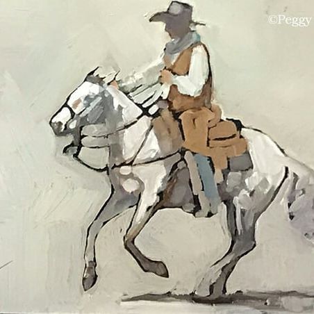 Matted 5x7" oil on acetate by Peggy Judy at the #EquisArtGallery. $250.00 each www.equisart.com #equestrian #equineart #horse #equine #equestrianart #contemporaryartgallery #westernart #ranchhorse #ranchlife #westernstyle #ranchstyle #ranchstylehome #artgallery #artgalleryinthehudsonvalley #redhhookhudsonvalley #redhookhv #hudsonvalley #UpstateNY #upstater #hudsonvalleynewyork #decorators #designers #interiordesigners