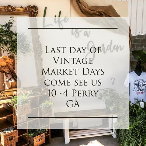 🌷🌷🌷Last chance to come shop all the amazing things at Vintage Market Days (@vmdcentralga ) 10 - 4 today! We hope to see you there!!! ☀️🛍 #vintagemarketdaysofcentralgeorgia #vmdcentralgeorgia #vintage #market #vintagemarketdays #perryga #exploregeorgia #plantationspoiled #hgtv #diynetwork #madeinthesouth #southernmade #custommetalwork #customsigns