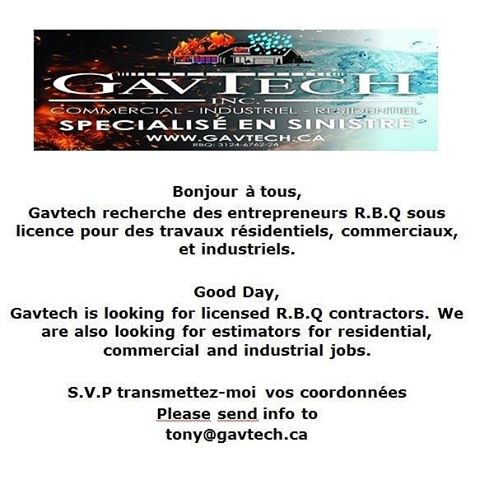 S.v.p PARTAGER 
Please share info 
#gavtech #renovation #sinistre #montreal