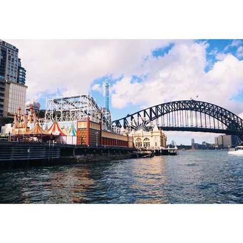 • Postcard from Sydney 🎪🤡 #LunaPark #SydneyHarbourBridge