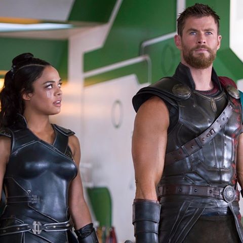 #AvengersEndgame directors Joe and Anthony Russo revealed the details behind a deleted scene with Valkyrie and Thor. 😱Link in bio. 📷: Jasin Boland/Marvel Studios