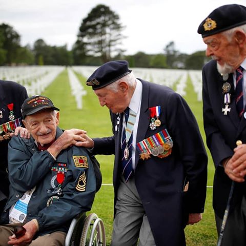 WWII #veterans gather at memorial landmarks across Normandy on #Thursday to mark the 75th anniversary of the D-Day landings.
In the early hours of June 6, 1944, waves of allied troops set off from Portsmouth, #England and the surrounding area to begin the air, sea and land assault on Normandy that ultimately led to the liberation of Western #Europe from the Nazis.
The invasion, codenamed Operation Overlord and commanded by #US General Dwight D Eisenhower, remains the largest amphibious assault in history and involved almost 7,000 ships and landing craft and 156,000 troops along an 80km stretch of the #French coast.
Photos: Christian Hartmann and Pascal Rossignol /@reuters