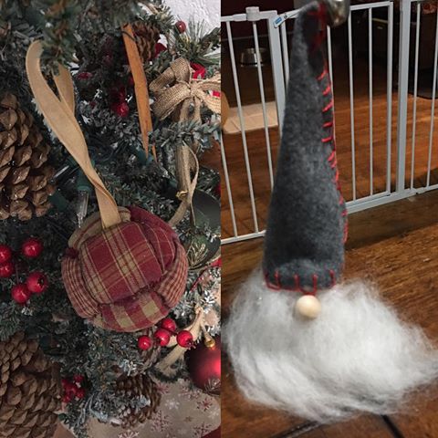 The holidays will be here before you know it.  Making quilted homespun ornaments and Nisse dolls. #nisse #rusticchristmas #hygge #homespun #folklore #handmade