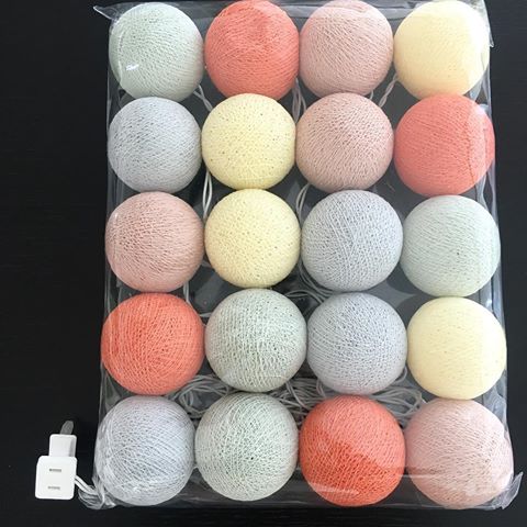 Cotton Light Balls - $20 - free domestic and international shipping - handcraft from Thailand 🇹🇭 - free European adaptor .... Please contact for more info. ..... #light #ball #cotton #lightball  #handcrafted #handmade #ethic #thailand #homedecor #homedecoration #decoration #idea #bedroom #party #outdoors #wedding #garden