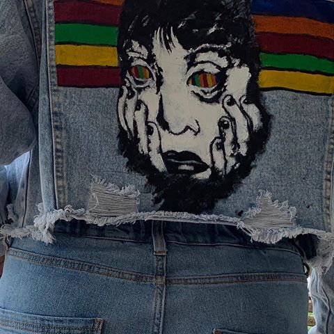 so i don’t typically post stuff like this but for my followers who enjoy my art and possibly would like to purchase hand painted clothing here is some work i have created. i will have my etsy link in my bio or you can dm me! thanks for looking