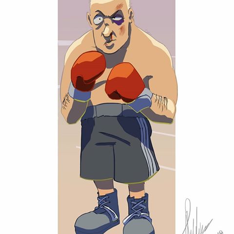 Never give up
.
.
.
.
.
.
.
.
.
#character #characterdesign #sketch #art #boxeo #boxer #fighter #photoshop #digitalart #gallery #gloves #training #nevergiveup #nosurrender #game #concept #cartoon #body #man #adidas #pelado #bold #draw #illustration #boxing #sport #punch #tired #luchador #wacom