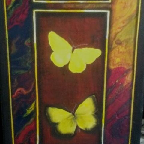 Still a #workinprogress #butterfly needs #finishing .this is one of my #favorite #painting